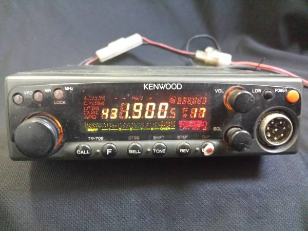 KENWOOD ケンウッド TM-702 145/430MHz 2バンドモービル機 白色LED