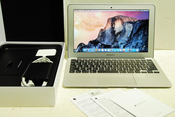 極美MacBook Air 11型E2015 MJVM2J/A i5 1.6Gh 4GB 128FS保証残 Apple