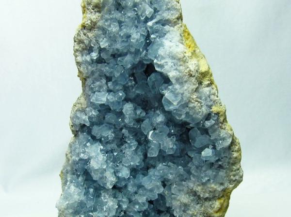 誠安◇繊細結晶3Kg空色セレスタイト天青石原石[T385-11374] 空の色の石