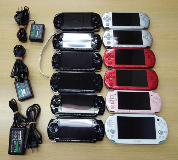 ●532 【まとめ売り】 PSVITA① PSP-3000⑨ 2000① 1000① 12台