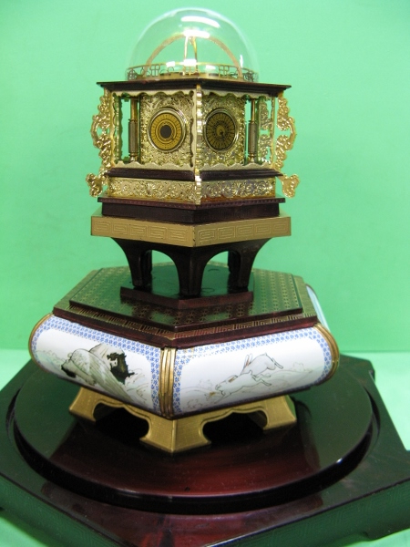 万年時計、田中久重作のコピー品、オブジェ、