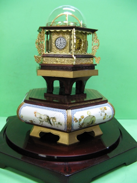 万年時計、田中久重作のコピー品、オブジェ、