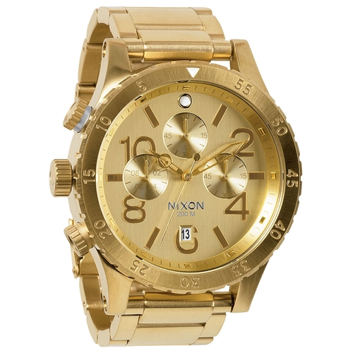 SALE★新品NIXON腕時計 ニクソン48-20 クロノA486-502ゴールド