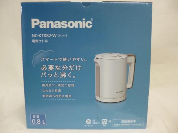 新品】パナソニック 電気ケトル NC-KT082-W Panasonic 電気ケトル NC