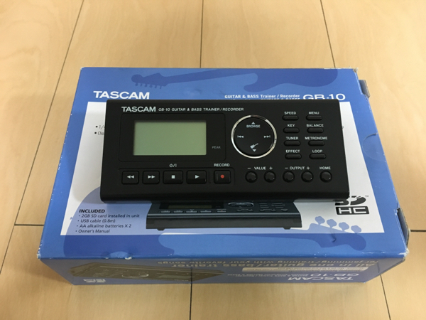 TASCAM GB-10＋専用アダプター（タスカム トレーナー）