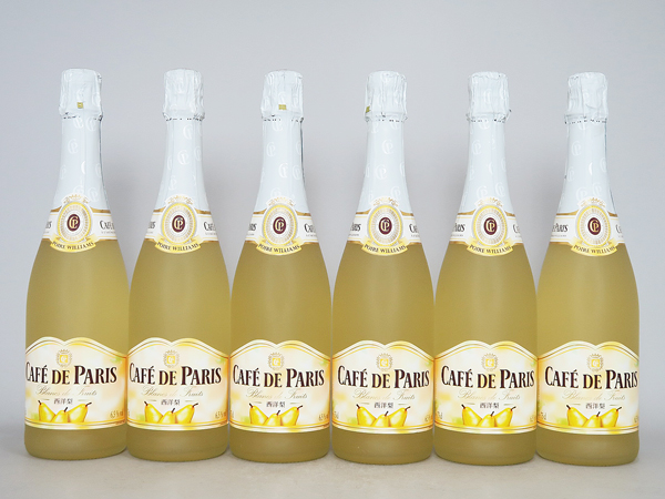 ① CAFE DE PARIS カフェ ド パリ 西洋梨 750ml×6本 同梱不可