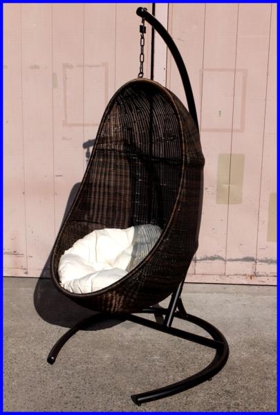 Σ吊り下げ式 スイングチェア/ハンギングチェア 洋ナシ型ΣK5021