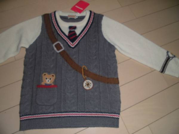 新品 ミキハウス mikihouse 長袖 セータープッチー新作 100 今期