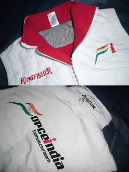 支給品 Reebok フォースインディア F1 TEAM ベスト リーボック