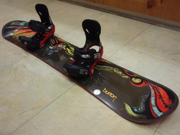 #2009年【BURTONバートン】FEELGOODスノボ144cmバイン(S)付#468
