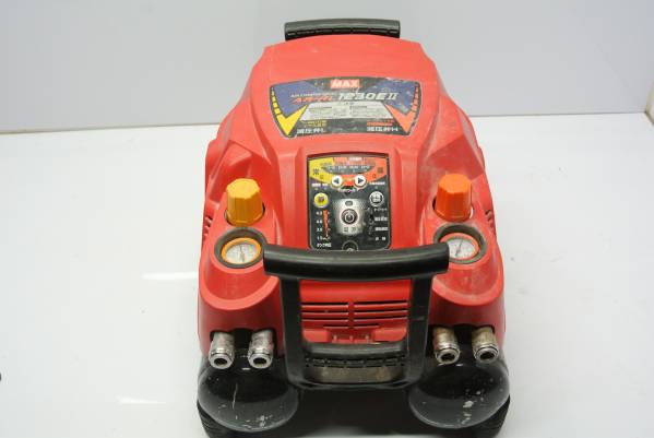 マックス　高圧エアコンプレッサAK-HL1230EⅡ動作品現状処分