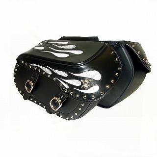 サイドバッグ アメリカン ハーレー バイクバッグ 訳あり　BSH