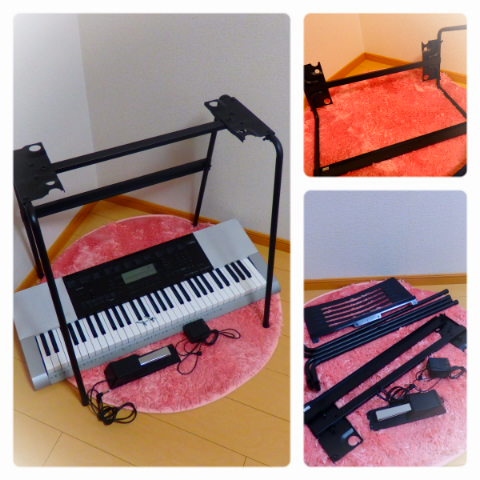 【美品】CASIO CTK-4200 電子キーボード スタンド付 CASIO☆CTK-4200☆キーボード☆スタンド・ケース・ペダル付