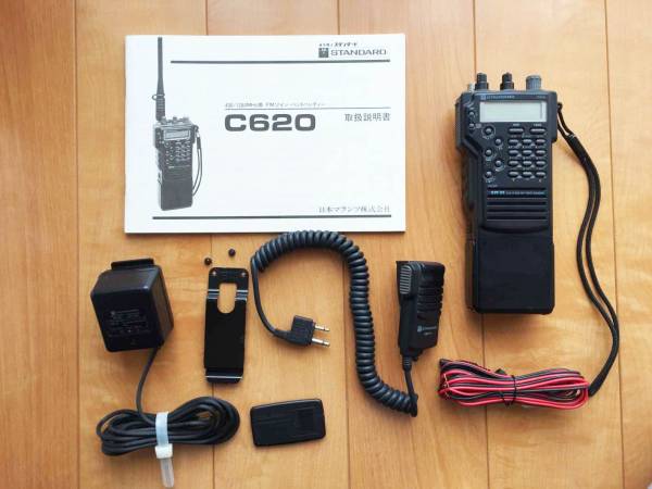 修理済 Standard C620 430/1200MHz FM ツインバンドハンディー機 C620