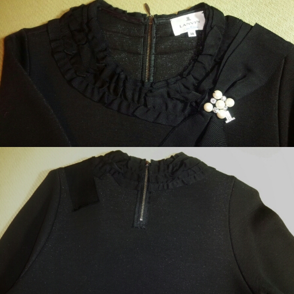 LANVAN en Bleu　ワンピース　38サイズ