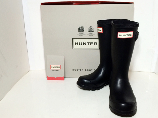 ☆新品☆HUNTER ハンター レインブーツキッズ 長靴 UK10 No.13 【公式