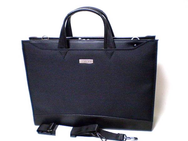 新品わけあり★KANZANブリーフケース★2WAY★黒★消臭素材