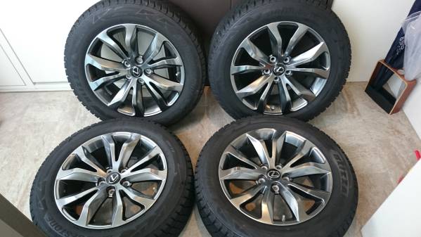 レクサスNX Fスポーツ純正+スタッドレスDM-V2 空気圧センサー付_1