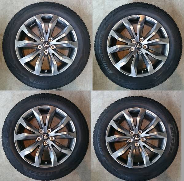 レクサスNX Fスポーツ純正+スタッドレスDM-V2 空気圧センサー付_2