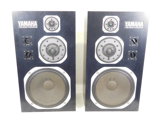 中古 YAMAHA NS-1000M スピーカーペア 3way ブラック 直K2173899