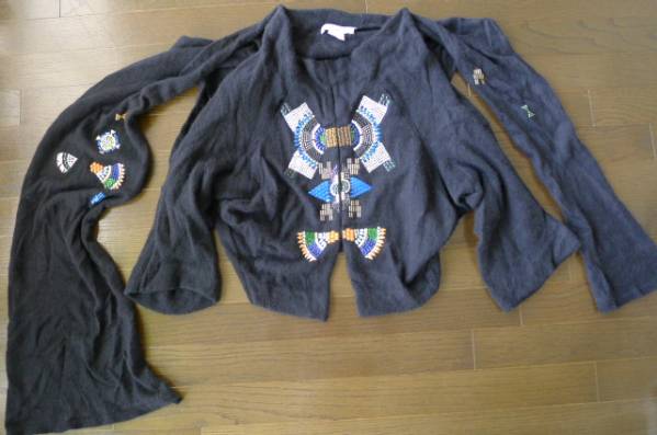 TOGA トーガ ニット セーター マフラー 付き ジャケット