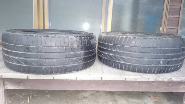 BSポテンザRE050ドリケツ用235/45/18 バリ溝2本