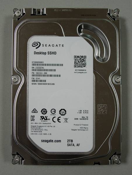 【短時間使用】SEAGATE ST2000DX001 2TB 7200rpm SATA 保証あり