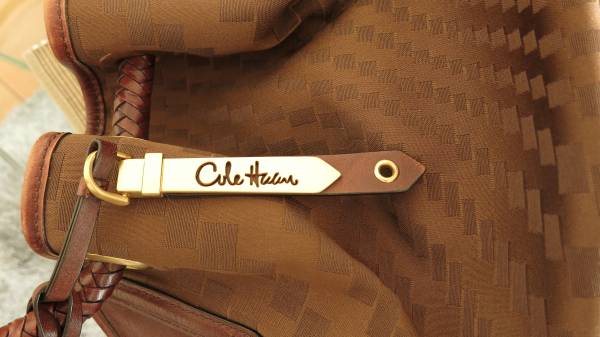 完売人気☆コールハーンバッグ ブラウン　編み込み