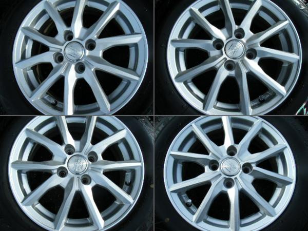 アクア，スペイド，マーチ等!165/70R14 スタッドレス，アルミ付 395