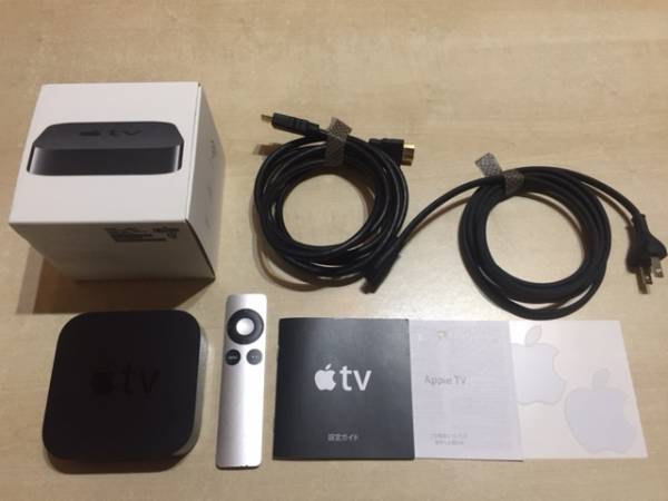 AppleTV中古品第3世代MD199J/A Model A1469☆HDMIケーブル付♪ AppleTV