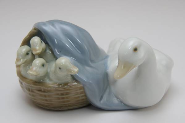 LLADRO リヤドロ 4895 『アヒル の親子』 カワイイ！ 美品 リヤドロ
