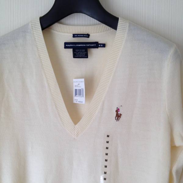 Vネック ニット LAUREN RALPH ラルフローレン セーター ポロ POLO V 