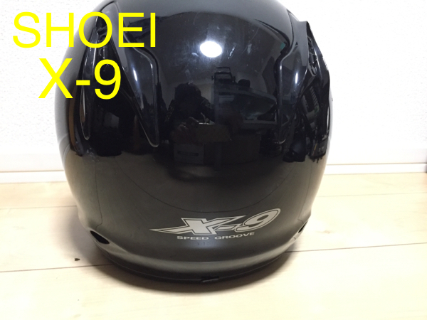 SHOEI X-9 フルフェイスヘルメット レインボーシールド付き
