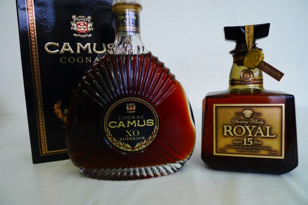 未開栓★CAMUS SUPERIOR 400 サントリーROYAL15年 m-14