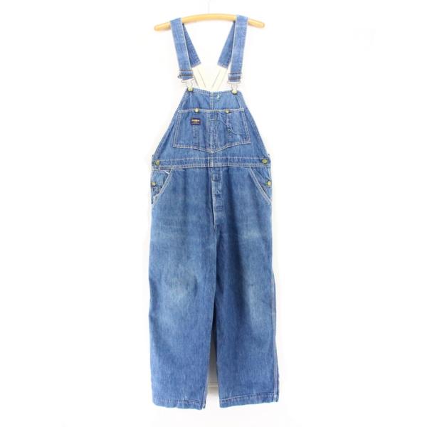 OshKosh ヒッコリーオーバーオール　60s メンズ 60s〜70sオシュコシュ oshkosh B'goshヒッコリーオーバーオール