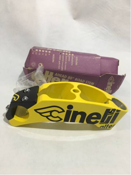 SALE，本物保証 cinelli alter チネリ アルター ステム イエロー ピスト(120mm～)｜売買されたオークション情報、yahooの商品情報をアーカイブ公開 - オークファン 120mm～