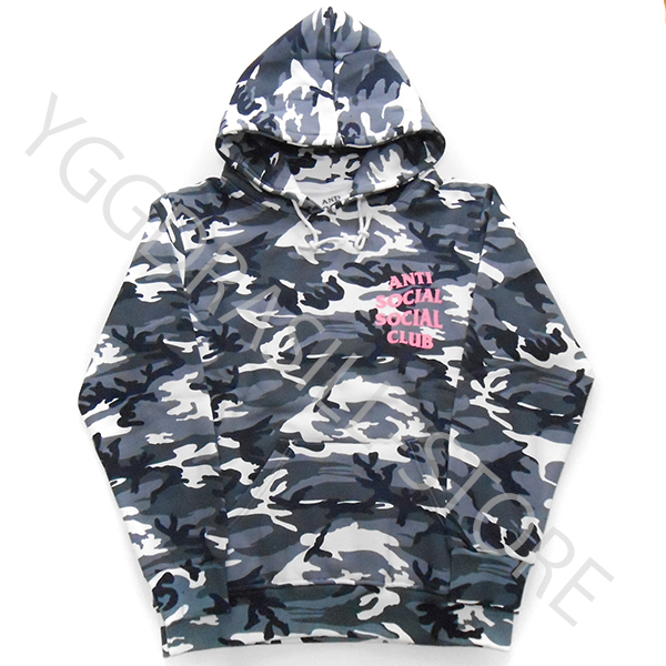 YZY★anti social social club型 カモフラ パーカー 迷彩 L 新品