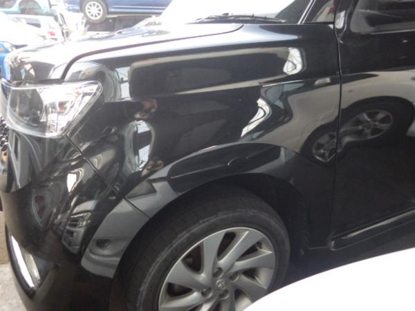 75402■ bB　QNC21 左　フェンダーパネル　左側　X07 黒