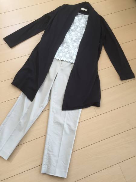 自由区 ★定番ロングカーディガンとパンツ