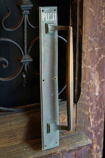 アンティーク　ドア ハンドル 　取手　店舗　真鍮　アパレル