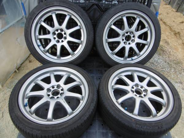 必見WORK エモーション XD9 215/45R17 シビックヴィッツRSアクア