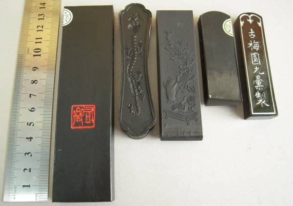 和墨いろいろ 香象 二諦坊墨 君子晩老 はな橘 お花墨_3