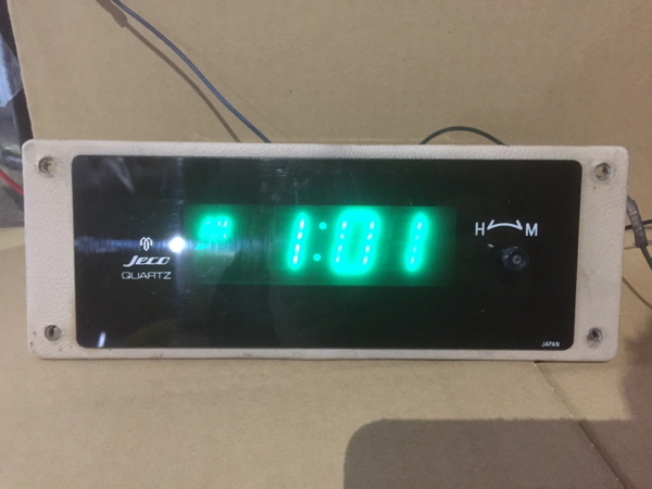 JECO 観光バス 24V デジタル 時計 ゴールドキング シャンデリア(内装 