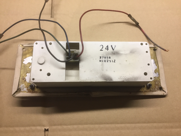 JECO 観光バス 24V デジタル 時計 ゴールドキング シャンデリア(内装 