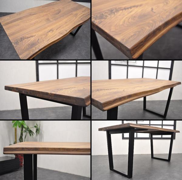 SH30DZW*ウォールナット150幅ダイニングテーブル1円美品掘出物