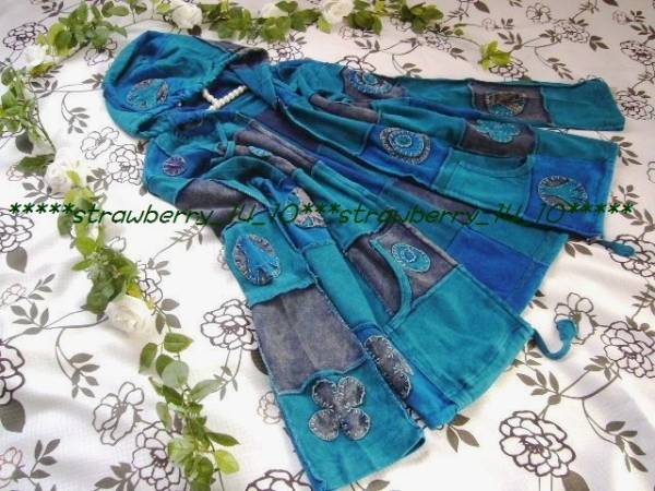 ◆新品◆ＬＬ～３Ｌ＊可愛いパッチワーク・パーカー◆