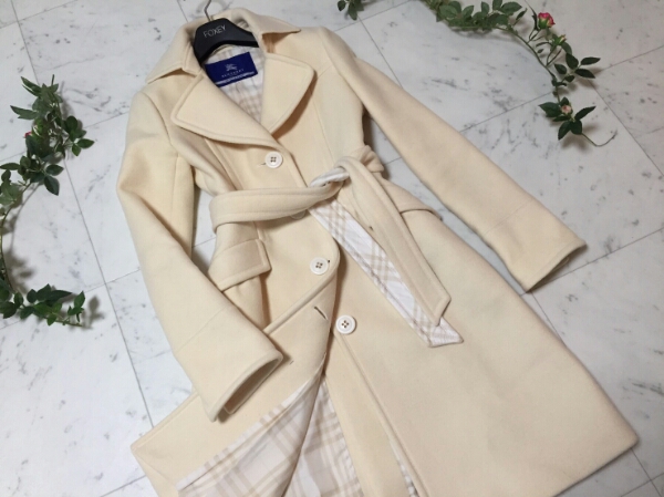 BURBERRY BLUE LABEL テーラードジャケット 38　アイボリー BLUE BURBERRY LABEL バーバリーブルーレーベル（レディース