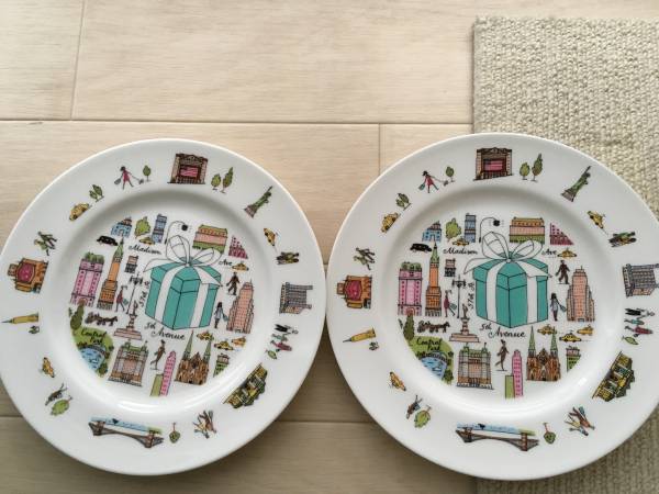 【未使用保管品】 ティファニー 5thアベニュー プレート