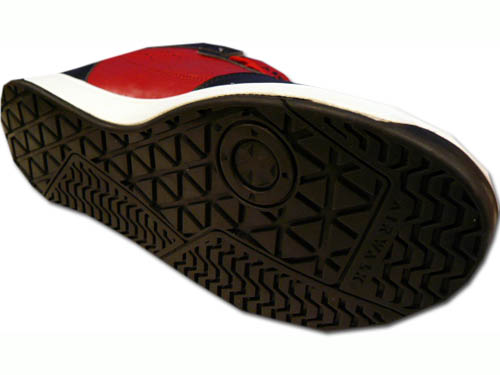 安全靴エアウォークAW-650☆耐油 耐滑26.5 27 28cm他赤黒(021-37