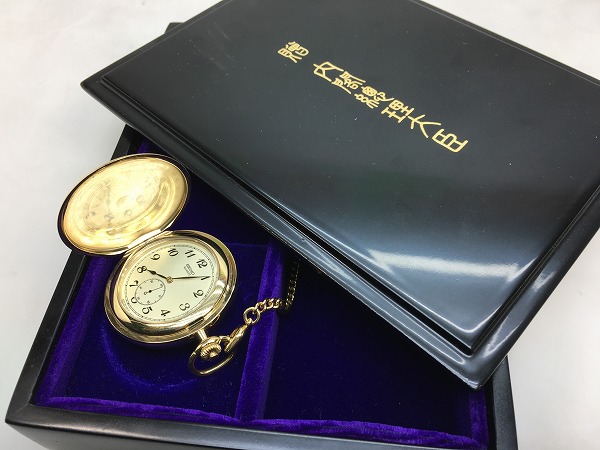 内閣総理大臣 セイコー 贈 懐中時計 7N07-001A SEIKO - 電池交換済
